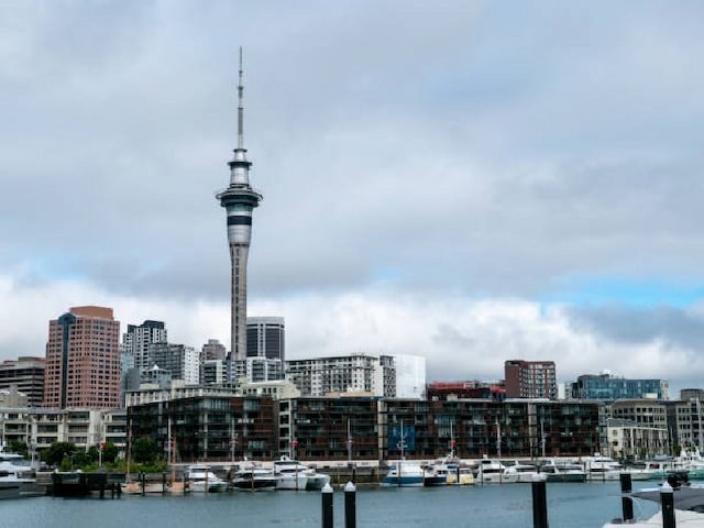 Sky Tower In Aukland