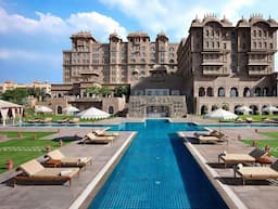 Raffles Resort Udaipur Pool Area