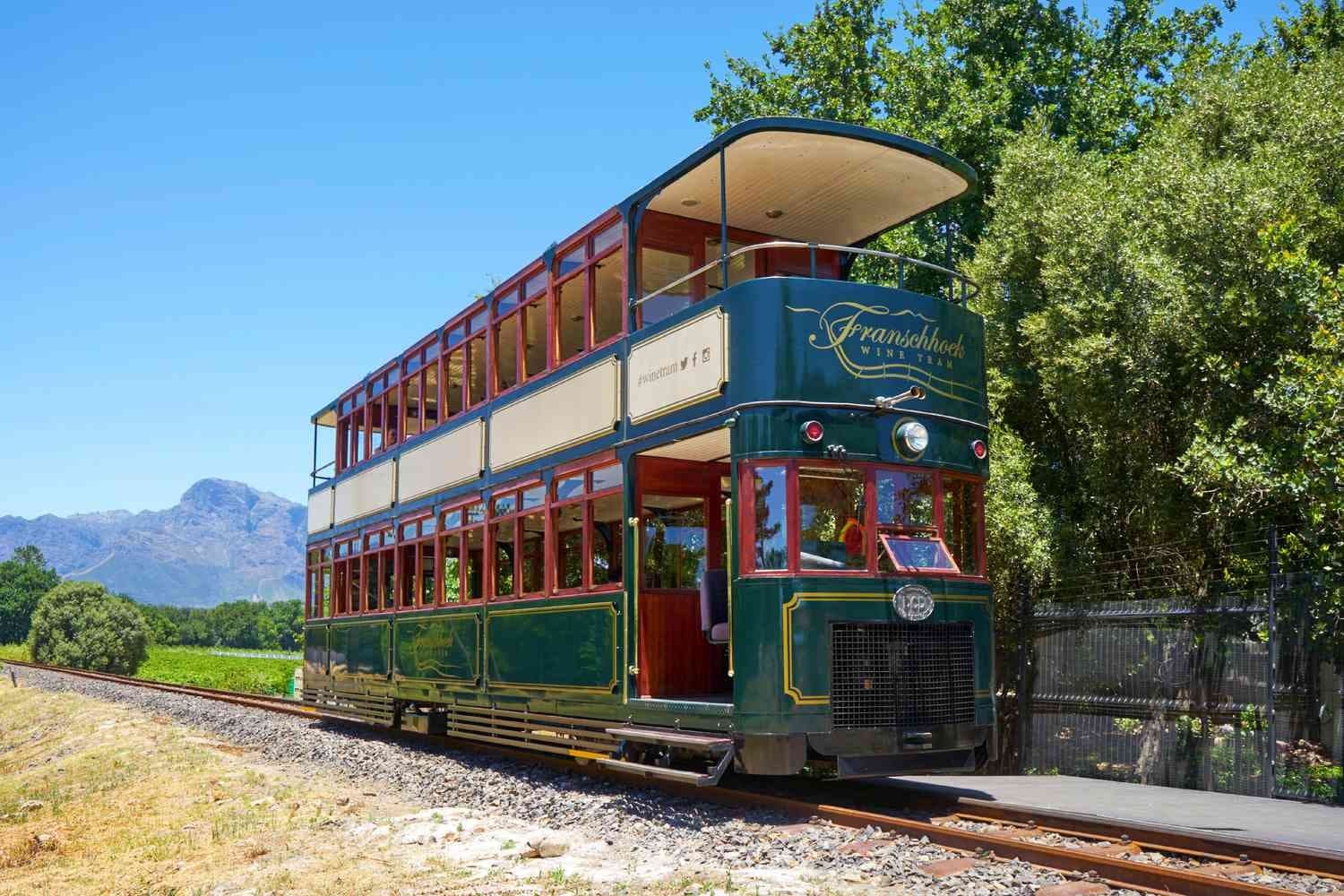 Explore the winelands via the Franschhoek Wine Tram