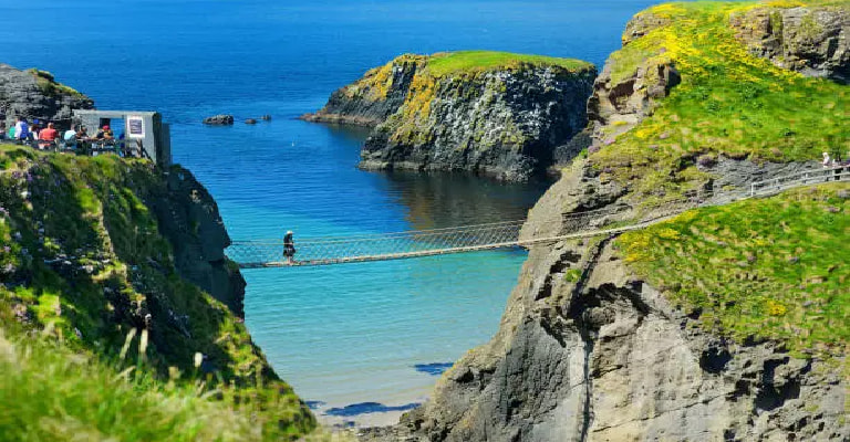 Walk on Carrick-a-Rede Rope Bridge