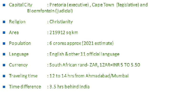 South Africa Facts And Figures