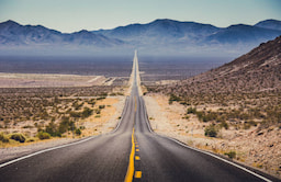 Drive through Mojave Desert