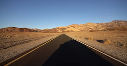 Drive through Mojave Desert