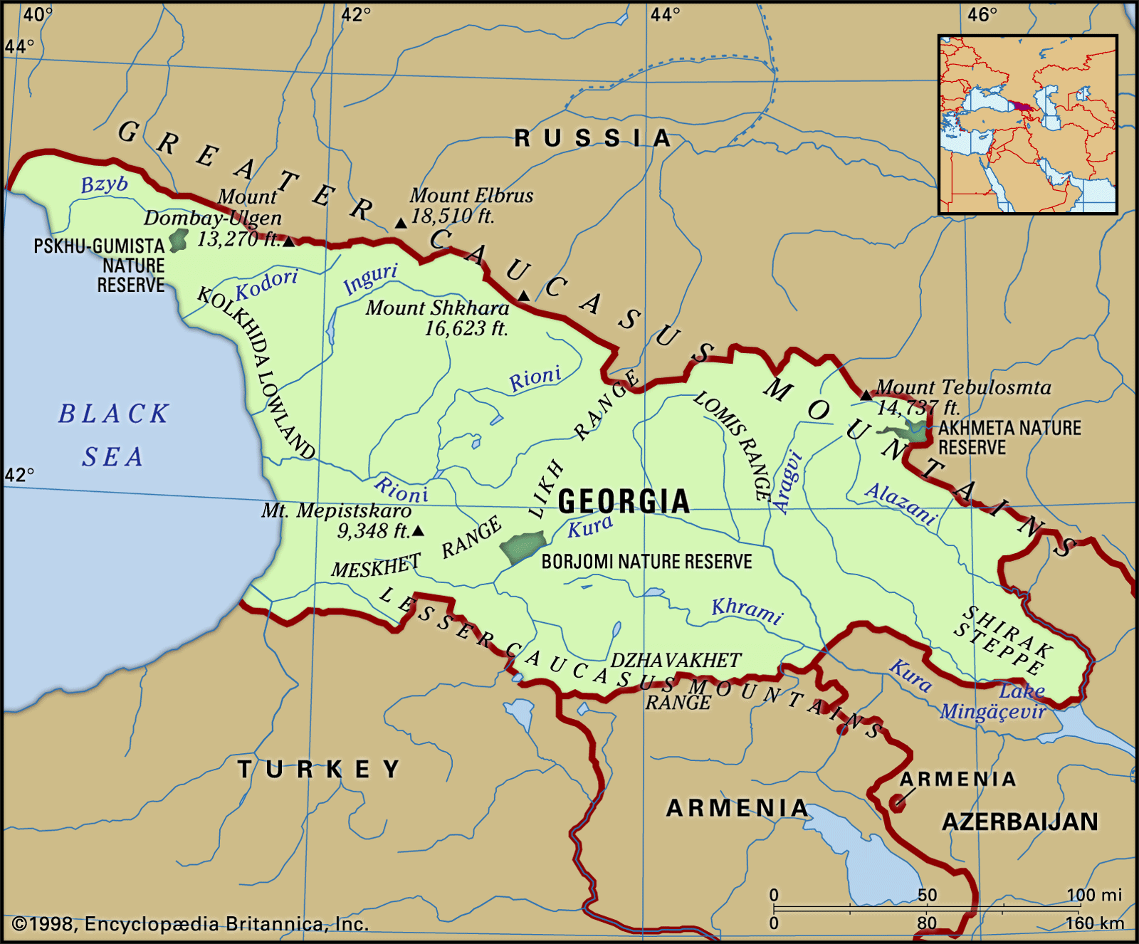 Georgia Map