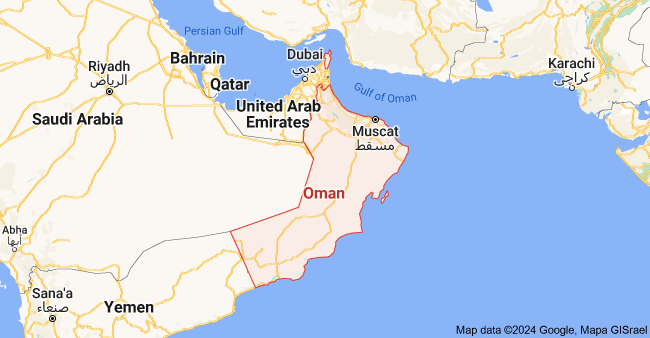 Oman Map