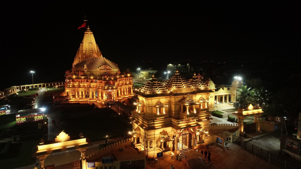 Evening Aarti Darshan at Somnath Temple