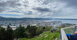  Funicular ride at floyen Mountain