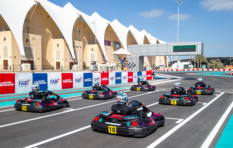 Go Karting at Yas Kart Zone 