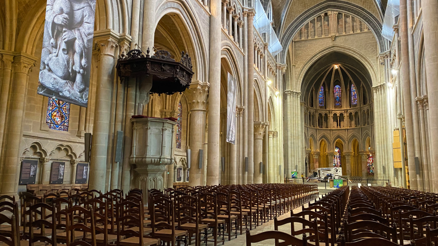 Interior Of Lausanne Cathedral