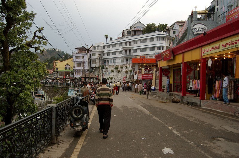 Mall Road Mussoorie