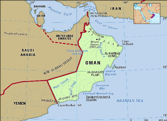 Oman map