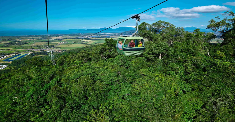 Half day Kuranda Village tour with one way skyrail