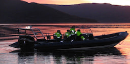 Midnight adventure In a Rib boat