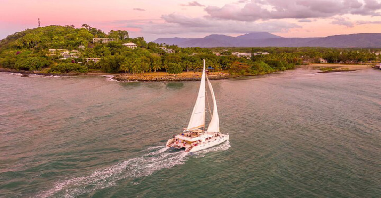 Coral Sea Sunset Sailing