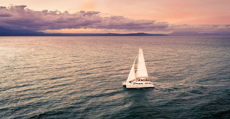 Coral Sea Sunset Sailing