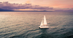 Coral Sea Sunset Sailing