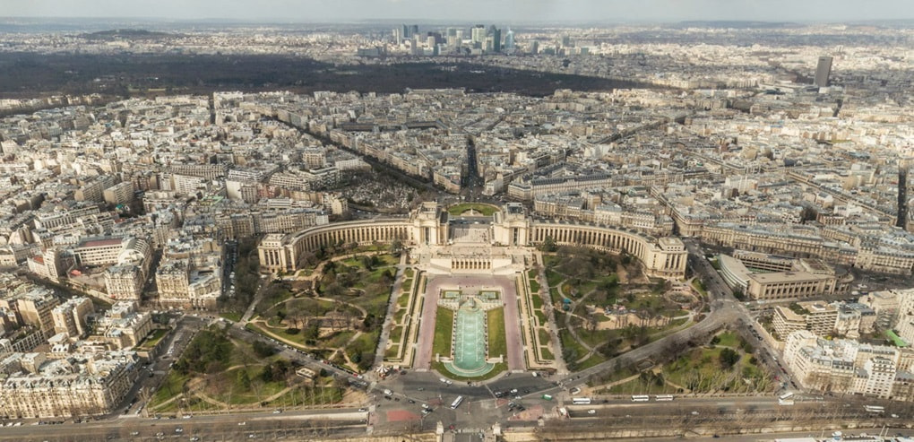 Eiffel tower 3rd floor View