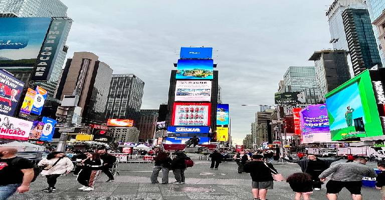 Visit to the Times Square