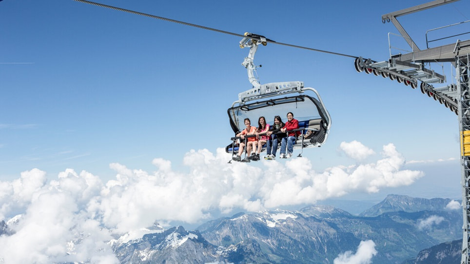 Mt Titlis with Ice Flyer