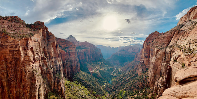 zion national park canyon